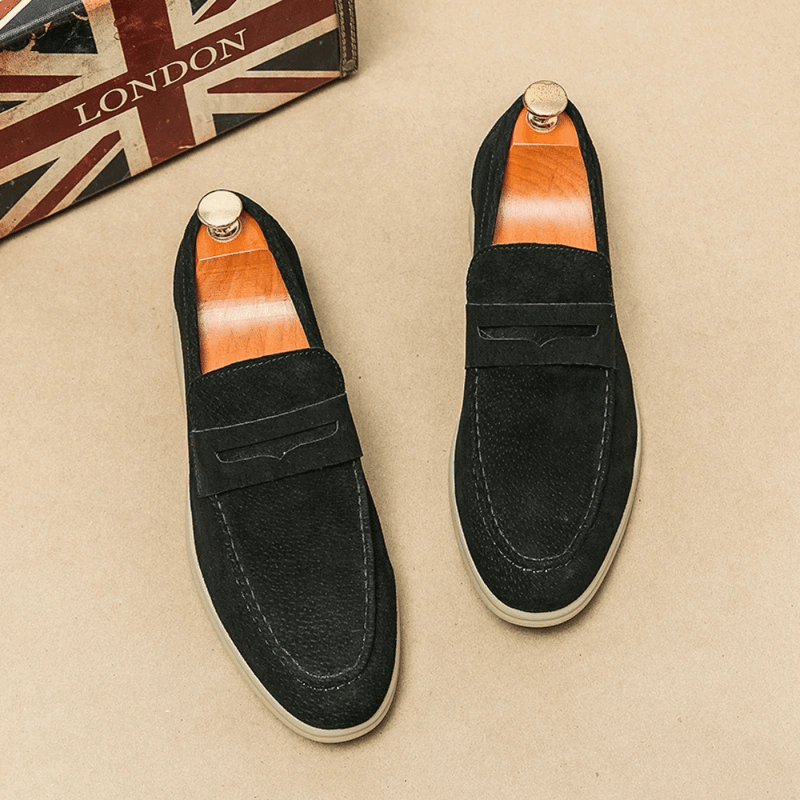Mocassim Loafer Masculino de Couro Liverpool