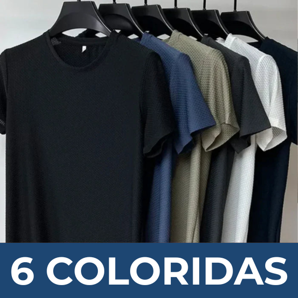 Kit de 6 Camisas Respiráveis Premium (PAGUE 3 LEVE 6 + BRINDE)