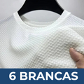 Kit de 6 Camisas Respiráveis Premium (PAGUE 3 LEVE 6 + BRINDE)