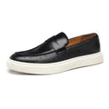 Mocassim Slip On Masculino de Couro Reine