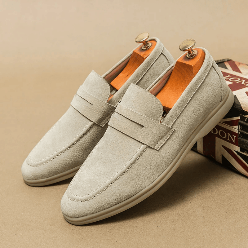 Mocassim Loafer Masculino de Couro Liverpool