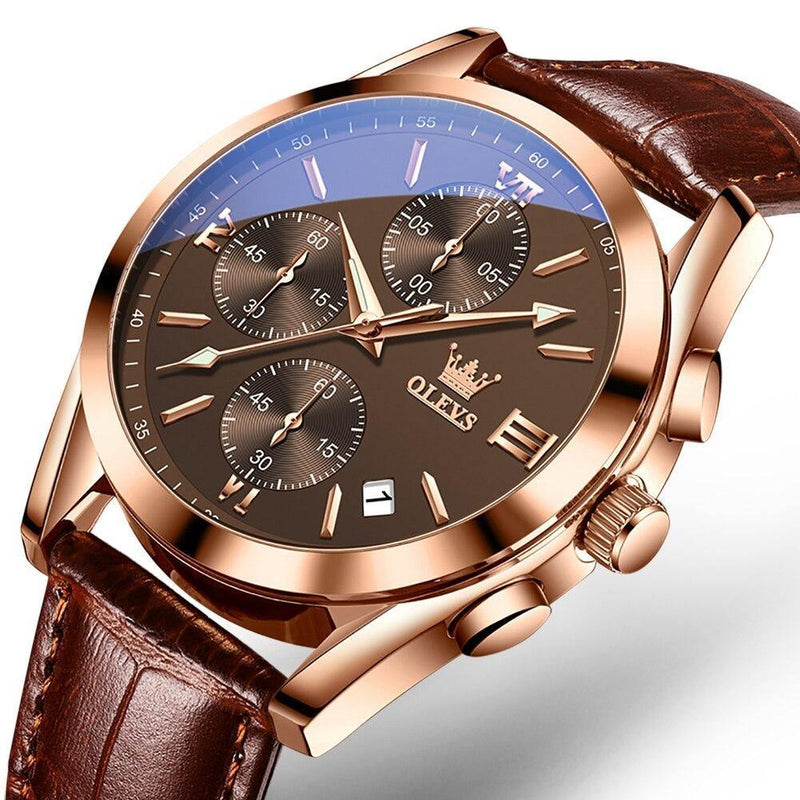 Relógio Masculino de Couro