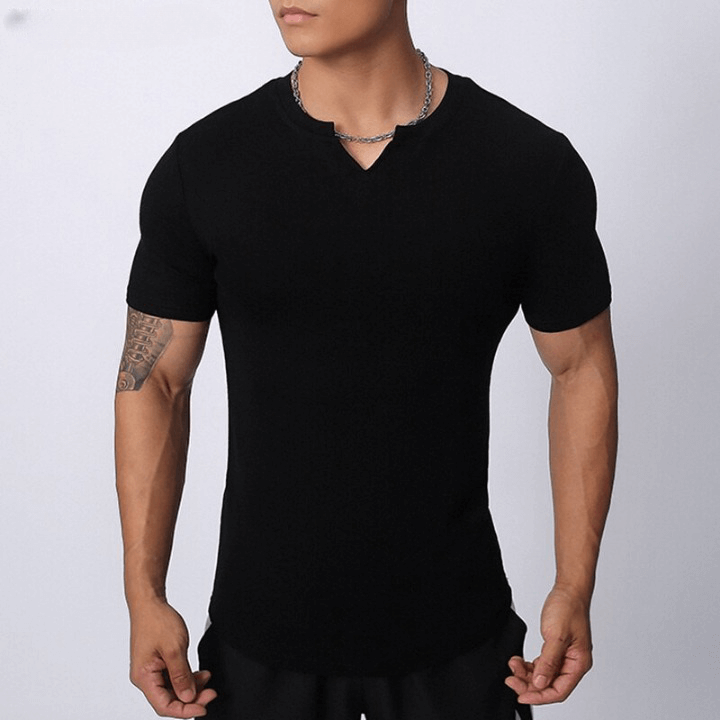 Camiseta Com Gola em V Eliten