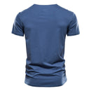 Camiseta Masculina com Gola em V Imperial