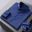 Camisa Social Slim  Seda Gelo
