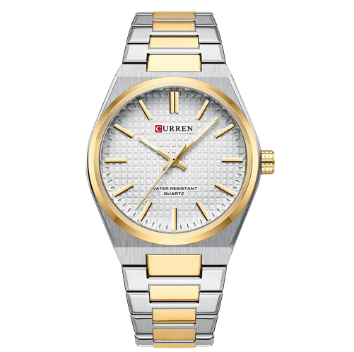 Relógio Masculino Curren Galliano -Dourado